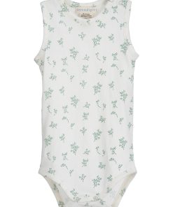 Vanilla Organic Cotton Ribbed Snap Bodysuit – Mebie Baby